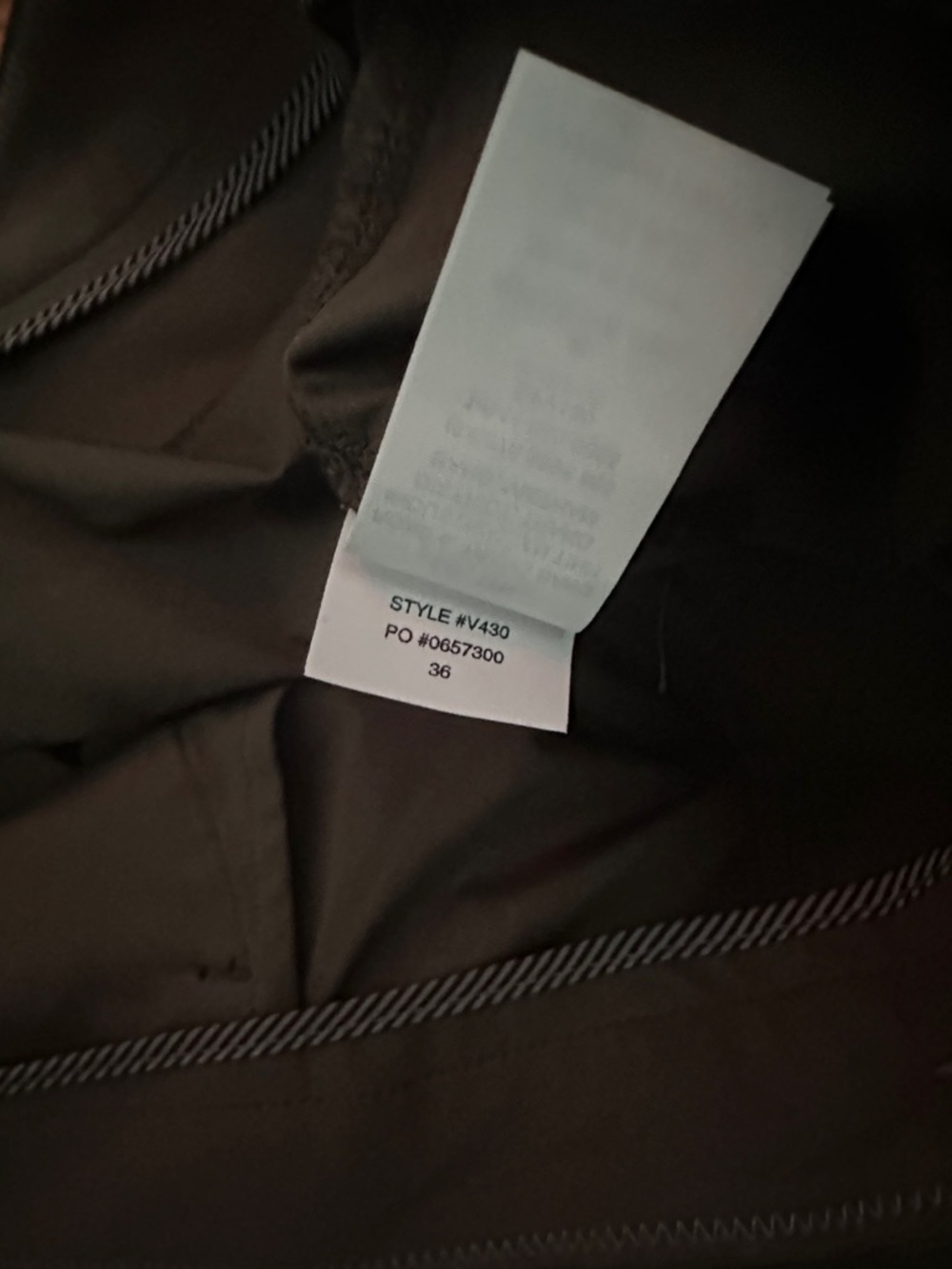 Vuori Olive Green Meta Pants (36/32) - Picture 3 of 4